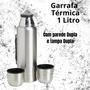 Imagem de Garrafa Portatil Termica Aço Inox Cafe Liquidos Agua Gelada Squeeze