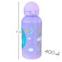 Imagem de Garrafa Squeeze 400Ml Infantil Metal Agua Suco Decorada Fofo