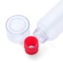 Imagem de Garrafa Squeeze 600ml Academia de Plástico Transparente Bico C/ Silicone