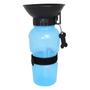 Imagem de Garrafa Squeeze 600ml Para Cachorros Gatos - Azul 2 unidades