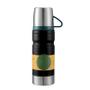 Imagem de Garrafa Squeeze 680ml Inox C/ Caneca 12 Horas