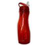 Imagem de Garrafa Squeeze 750Ml Transparente Vermelho Mr1003 Clio