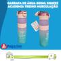 Imagem de Garrafa Squeeze 800ml Com Pegador E Filtro Shake Academdia CB3104