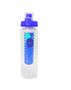 Imagem de Garrafa Squeeze de Plástico com Tubo Infusor Tampa com Trava 850ML