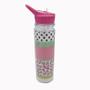 Imagem de Garrafa Squeeze Esportiva Canudo 550ml Glitter Estampada