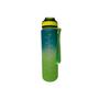 Imagem de Garrafa Squeeze Fit Academia 1000ml Click Facil Com Alça Resistente Azul e Verde