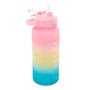 Imagem de Garrafa Squeeze Lyor Tie Dye com Alça Porta Celular 2L