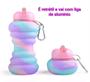 Imagem de Garrafa Squeeze Silicone Retrátil 600ml