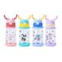 Imagem de Garrafa Squeze Alce Infantil BPA FREE com Enfeites Adesivo 600ml