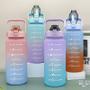 Imagem de Garrafa Squeze Motivacional BPA FREE Enfeites Adesivo 2000ml