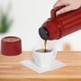 Imagem de Garrafa Térmica 1L Topázio Servir Café Chá Cozinha Mesa Posta Soprano - Vermelho