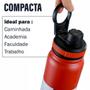 Imagem de Garrafa Térmica 800ml Com Tampa E Alça Parede Dupla Vacuum