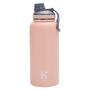 Imagem de Garrafa Térmica 950ml de Café Água Suco Parede Dupla A Vácuo Inox Camping Academia Passeio Caminhada Portátil