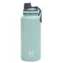 Imagem de Garrafa Térmica 950ml de Café Água Suco Parede Dupla A Vácuo Inox Camping Academia Passeio Caminhada Portátil