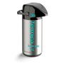 Imagem de garrafa térmica água de pressão 1L Aço Inox café Água quente Garantida Por 24 Horas