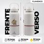 Imagem de Garrafa Térmica Arell Straw Flask 532ml Flamengo 11 Com Alça