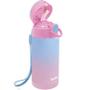 Imagem de Garrafa Térmica Buba Parede Dupla com Canudo Rosa 400ml