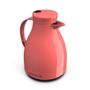 Imagem de Garrafa Térmica Bule C/ Gatilho 1 Litro Café leite Chá quente e frio conservar temperatura calor - Rosa
