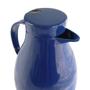 Imagem de Garrafa Térmica Bule Com Gatilho 1,0 Litro Café - Azul