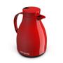 Imagem de Garrafa Térmica Bule com Gatilho Café Chá 1L - Vermelha