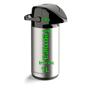 Imagem de garrafa térmica café 1 litro pressão Aço Inox  Água quente Garantida Por 24 Horas