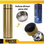 Imagem de Garrafa Térmica Café, Água C/ Sensor De Temperatura Em Led