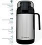 Imagem de Garrafa Termica Cafe Agua Lumina 500 Ml Inox