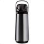 Imagem de Garrafa Térmica Café Inox Invicta Air Pot New De Pressão 1l Chá Água Quente