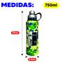 Imagem de Garrafa Térmica Camuflada 750ml Alça Reforçada Aço Inox À Prova de Suor 750ml