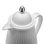 Imagem de Garrafa Termica Classica Com Alça Ergonômica Para Cha/cafe Branca 1L Com Vedação - Mimo Style