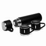 Imagem de Garrafa Térmica com 3 Canecas 500ml High Quality Flask Set