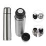 Imagem de Garrafa Térmica de Aço Inox 1 Litro Inquebrável Squeeze Isotérmica Para Café Água Quente e Bebidas Geladas Camping Academia Vaccum Flask Ingá