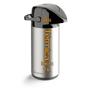 Imagem de garrafa térmica de alumínio pressão 1L Aço Inox café Água quente  Por 24 Horas