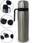 Imagem de Garrafa Térmica de Inox 950 ML Ampola Inox Com Bico de servir alça para transporte Madri Resistente