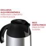 Imagem de Garrafa Térmica de Mesa Berlim Inox 600ml Bico Antigota P/ Café Chá