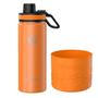 Imagem de Garrafa Térmica Em Aço Inox Com Protetor Hydrotank Cor Laranja 532ml Urbnsol