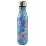 Imagem de Garrafa Termica Estampada Inox 500ml Floral Flores Passaro Florido Jardim Dia a Dia Estudo Trabalho Academia Treino Caminhada Corrida Conserva Agua Be