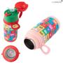 Imagem de Garrafa Térmica Infantil Aço Inox Com Canudo E Números 350Ml
