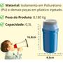 Imagem de Garrafa térmica infantil pequena 300ML Garrafinha térmica lancheira Fano Kids Unitermi água caféSuco