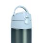 Imagem de Garrafa Térmica Infantil Thermos Funtainer Cinza 470ml