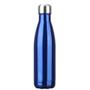 Imagem de Garrafa Térmica Inox 500ML Parede Dupla AZUL: Mantenha sua Bebida Quente ou Gelada por Mais Tempo!