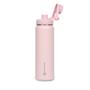 Imagem de Garrafa Térmica Inox Goldentec 750 ml para bebidas quentes ou frias com tampa com bico e base emborrachada - Rosa Claro