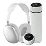 Imagem de Garrafa térmica inox inteligente com visor led de 500ml e Fone Pro 9 bluetooth