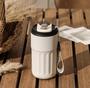 Garrafa térmica inteligente com temperatura LED digital, caneca de água portátil, copo de café - Vacuum Imagem de Garrafa térmica inteligente com temperatura LED digital, caneca de água portátil, copo de café
