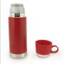 Imagem de Garrafa Termica Parede Dupla Inox 350 Ml Vermelho - Mimo