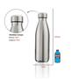 Imagem de Garrafa Térmica Squeeze Aço Inox 500ML Quente Frio Com Tampa - Select