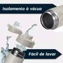 Imagem de Garrafa Térmica Squeeze Inox 500ml - Branco