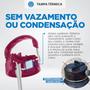 Imagem de Garrafa Térmica Straw Flask ARELL 650ML, com Isolamento a Vácuo, Wild Violet