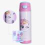 Imagem de Garrafa Térmica Top Handle Com Adesivos Unicórnio 500ml