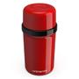 Imagem de Garrafa Térmica Unitermi 250ml para Café Chá Água Leite Vermelha